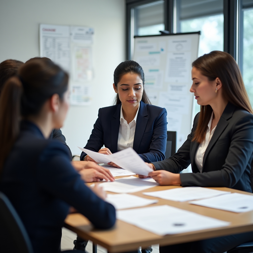 Seminarteilnehmer bei der Reisekostenabrechnung Schulung